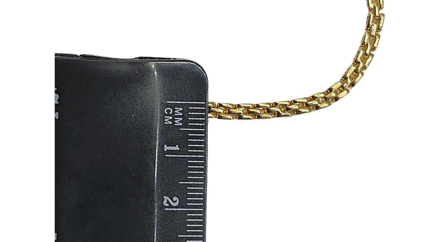 18K Yellow Gold Natural Diamond & Ruby Necklace   