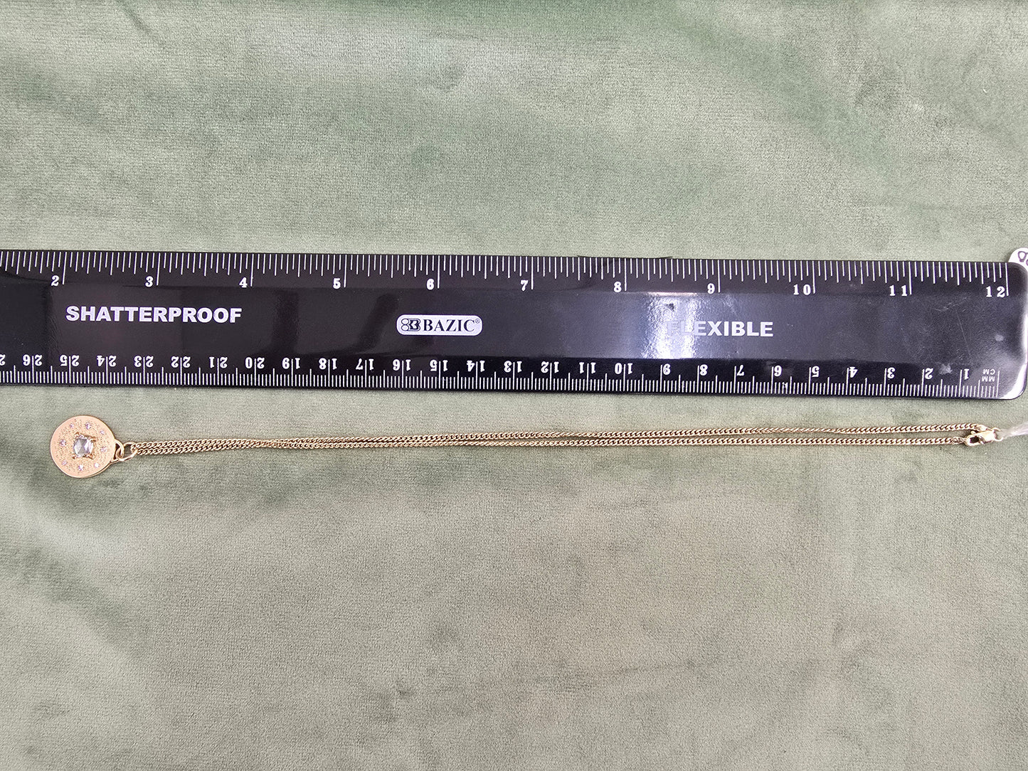 GIA Certified Natural Diamond 14K (585) Yellow Gold Pendant