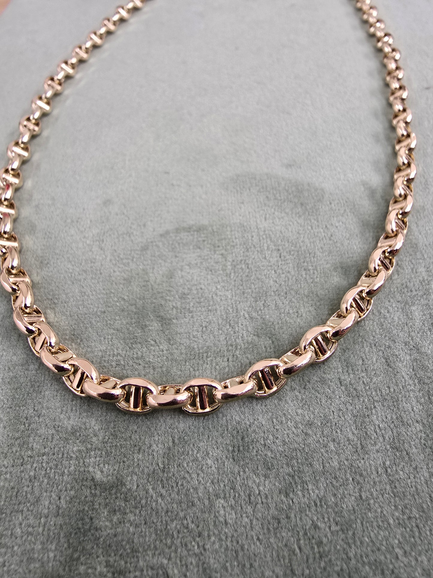 Italian 14k fancy Gucci style chain