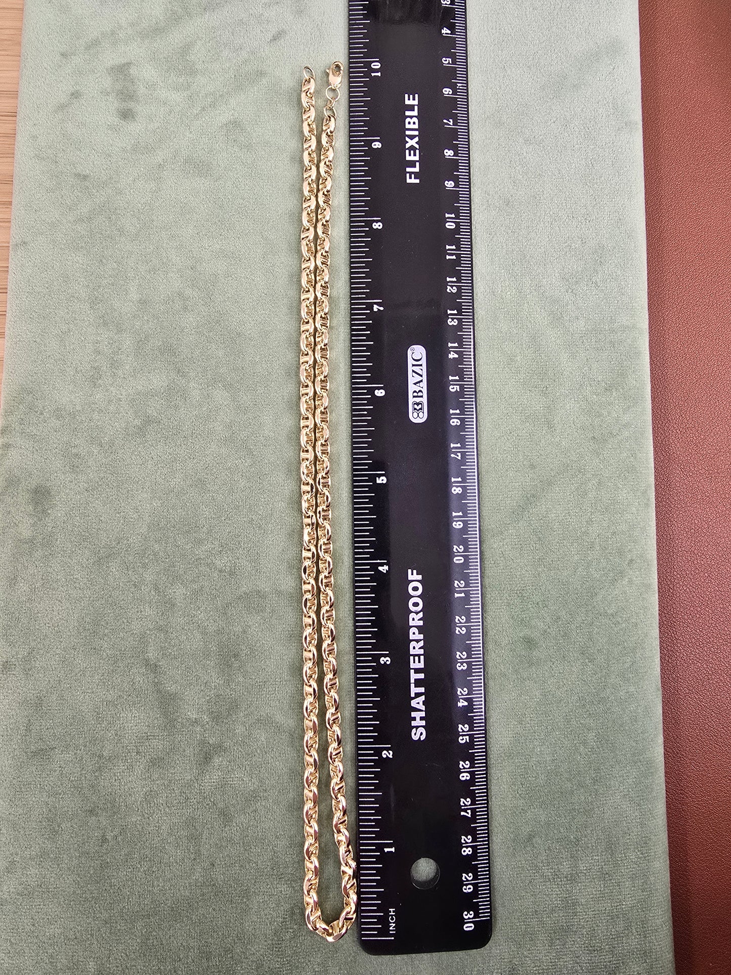 Italian 14k fancy Gucci style chain