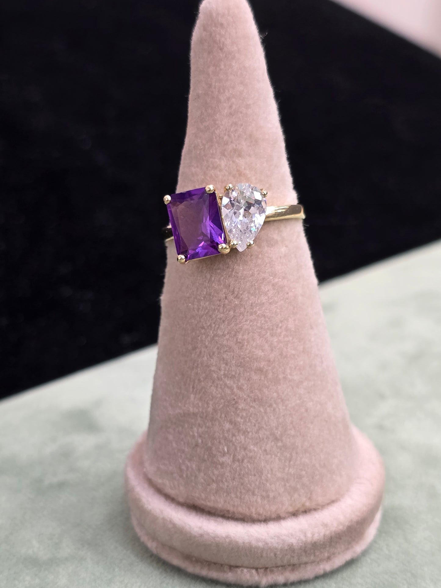 Ring with CZ stone
