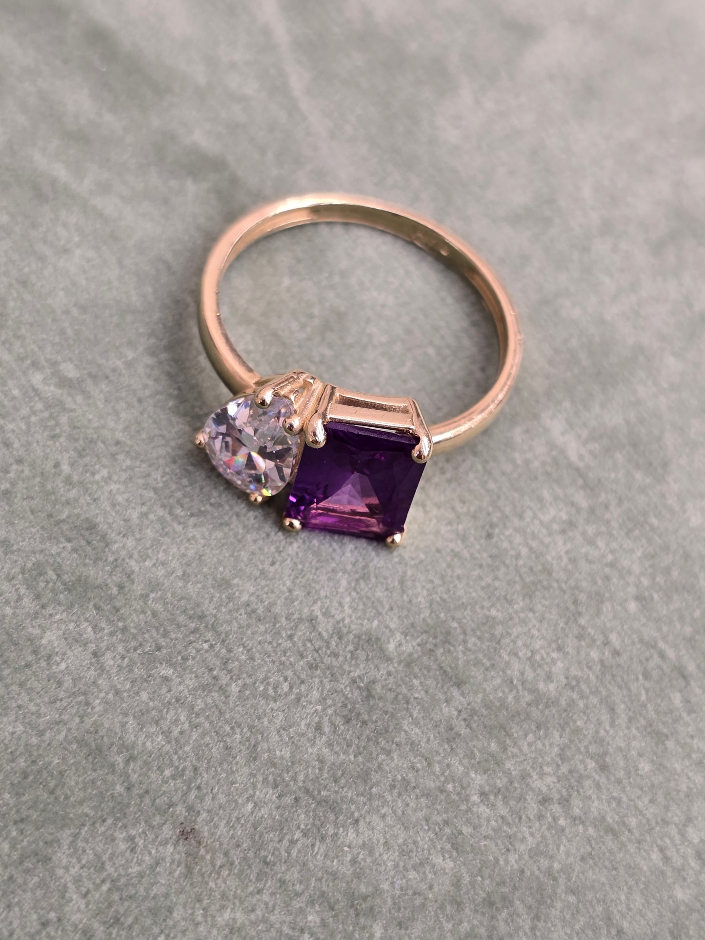 Ring with CZ stone