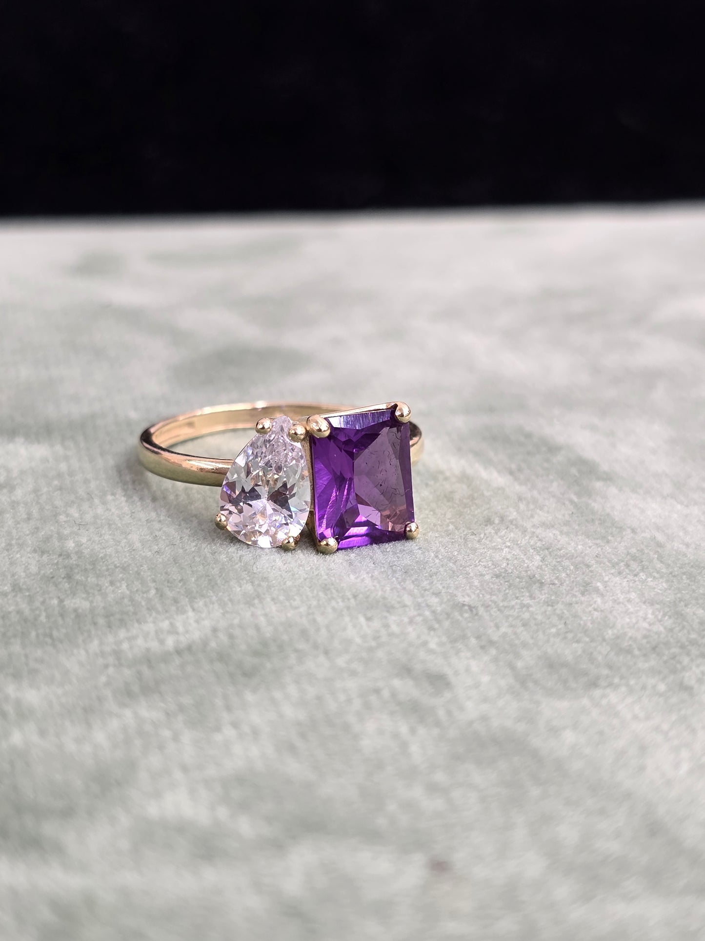 Ring with CZ stone