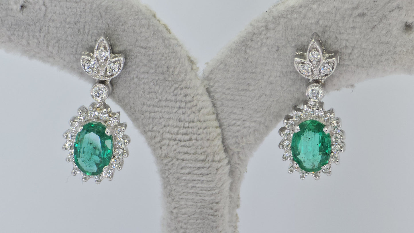 Emerald earings