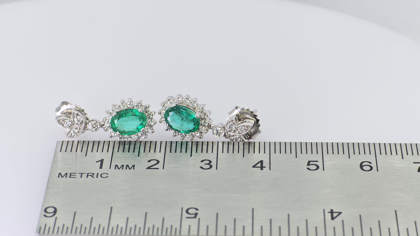 Emerald earings