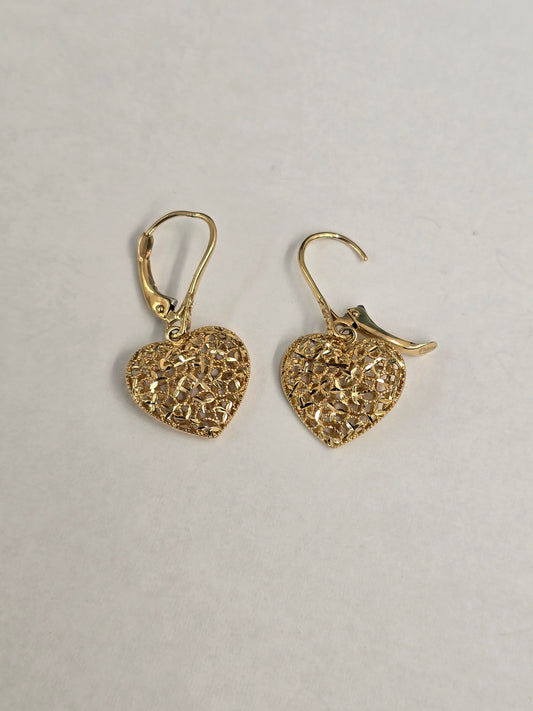 Heart shaped earing