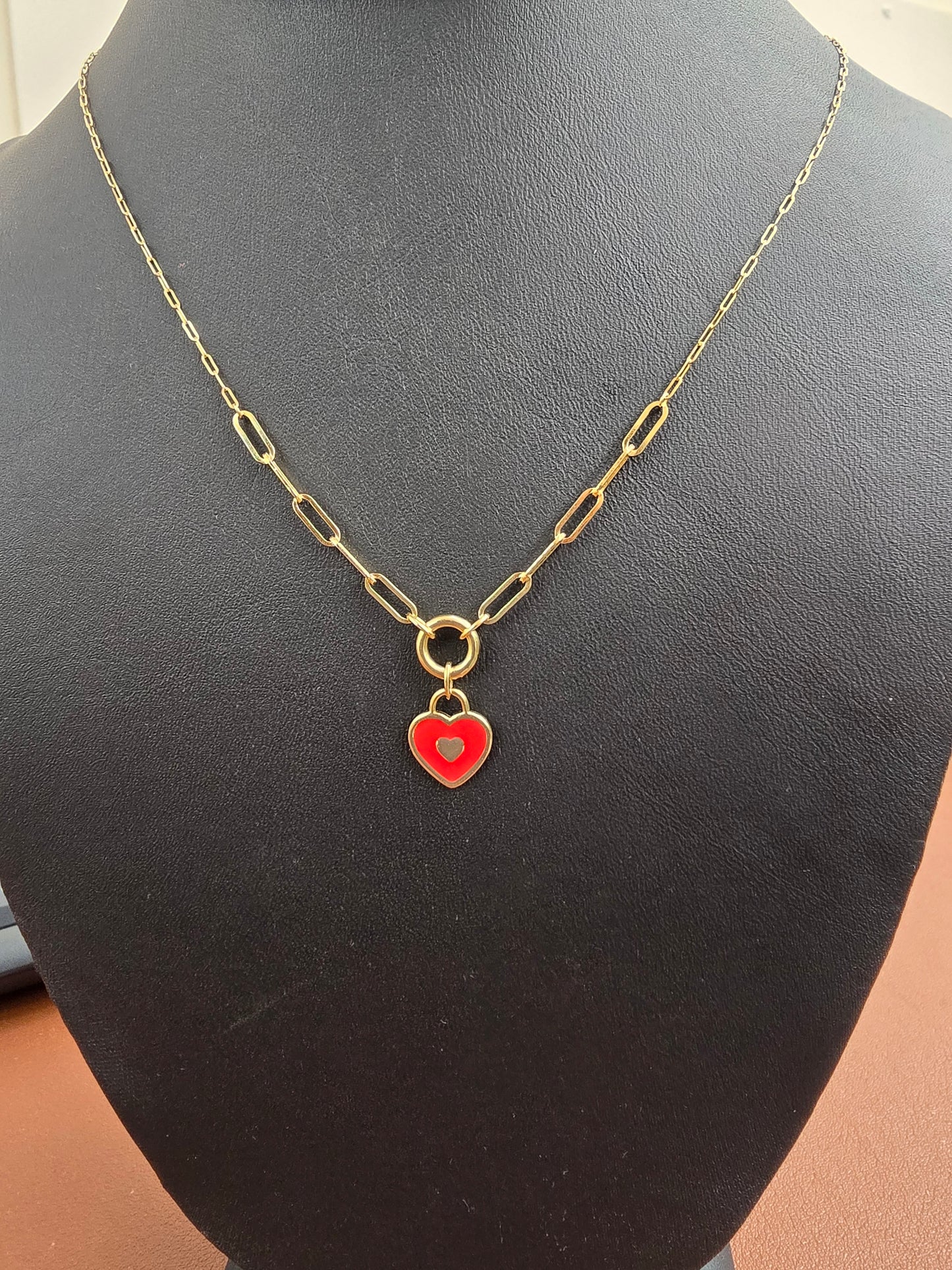 Fancy heart necklace